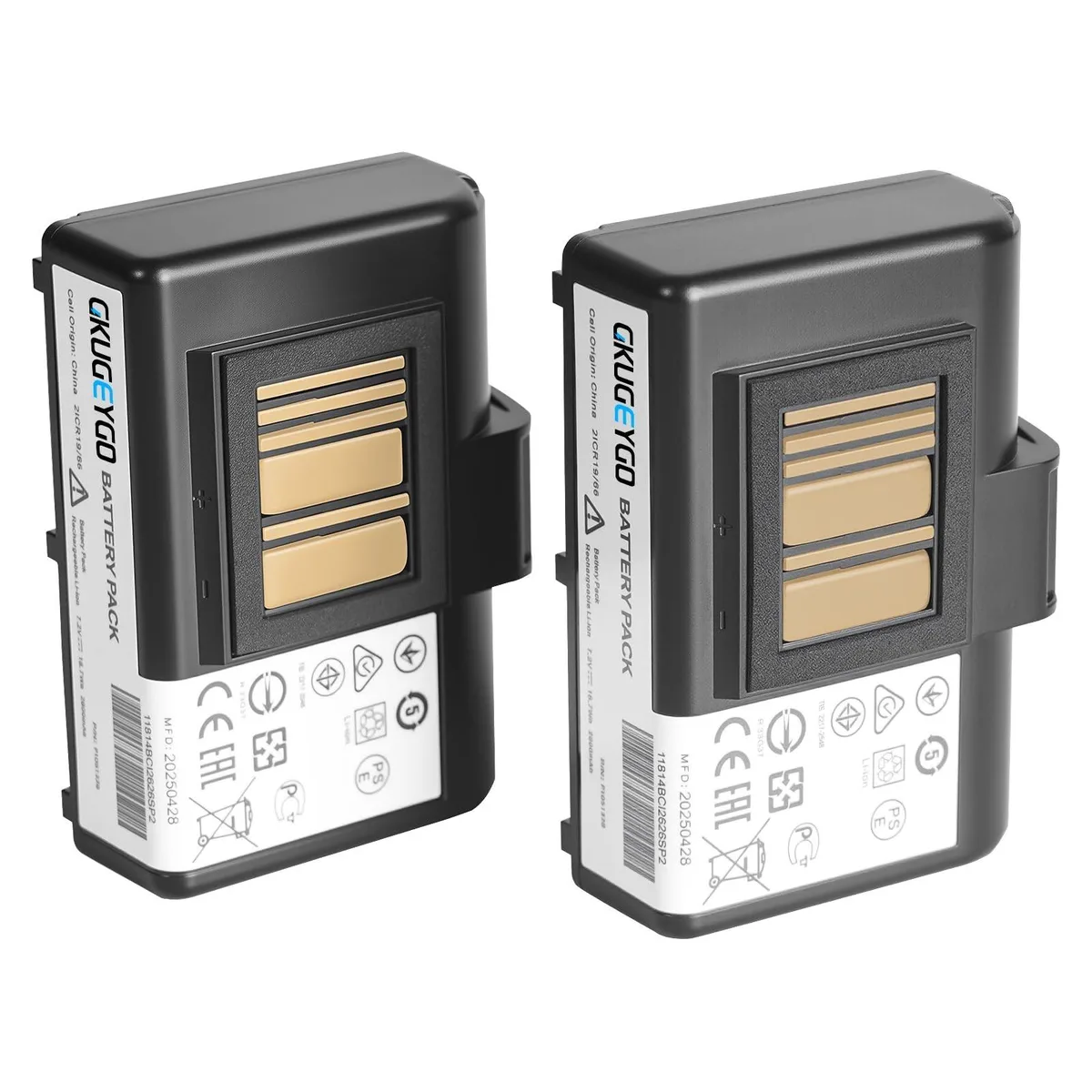 Astro Gaming Astro Gaming 2 Pack 2600mAh Replacement QLN320 Batteries for Zebra Printers (Black, 2 Pack) — product photo