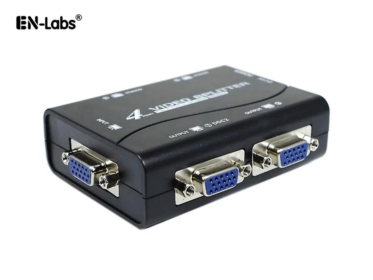 EN-Labs EN-Labs VGA250SPL1X4 video splitter 1 in 4 out 250 MHz 1920x1440@60Hz — product photo