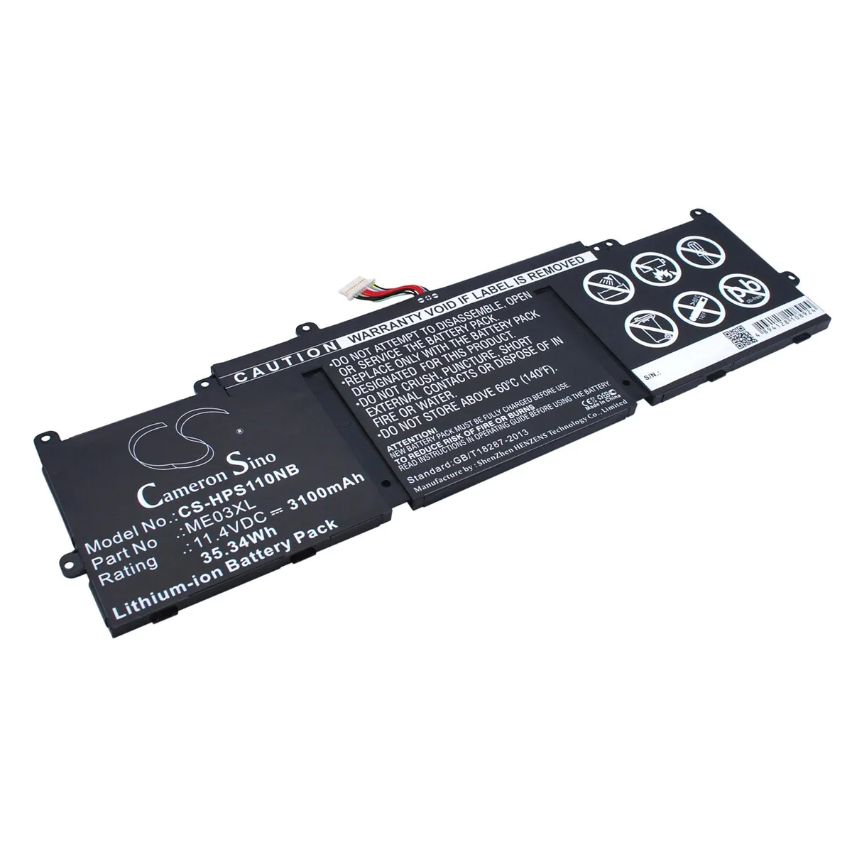 Cameron &amp; Co Cameron &amp; Co DS-CS-HPS110NB laptop battery 3.1 Ah black — product photo