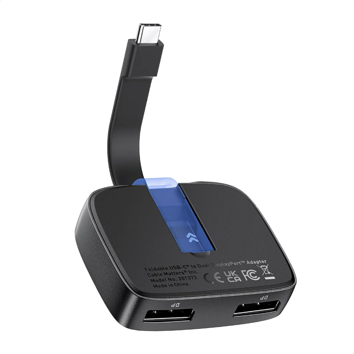  SIIG 201372-BLK Thunderbolt to Dual DisplayPort Adapter — product photo