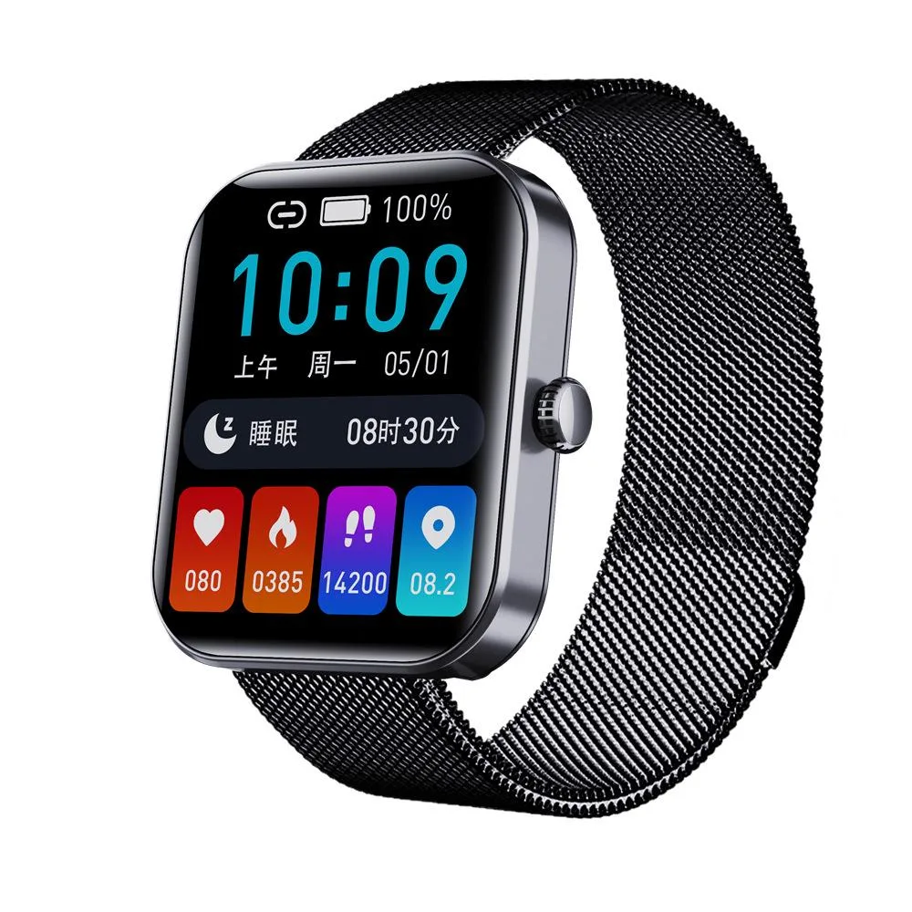 allentian allentian F21pro Smart Watch MilanBlackSteel 14-day battery — product photo