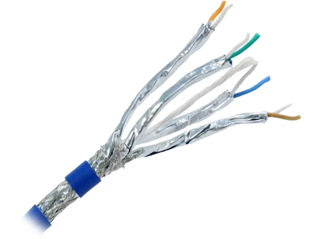 Nippon Labs Nippon Labs 80C8SS-7005RB Cat8.1 network ethernet cable 1000 ft blue S/FTP 23AWG CMR — product photo