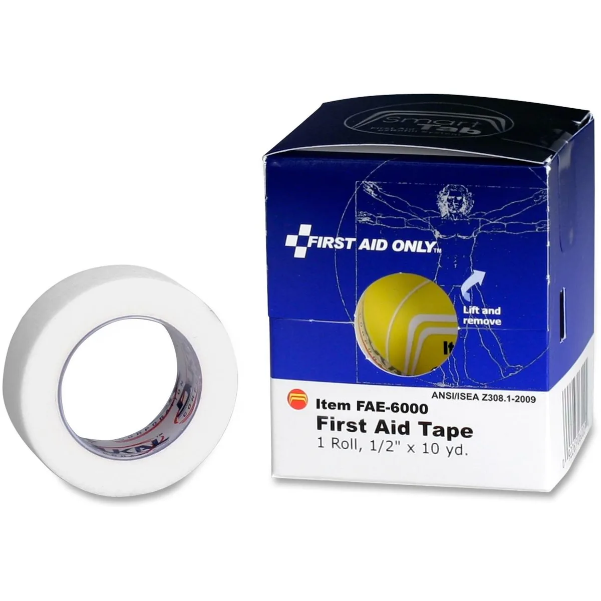 First Aid Only First Aid Only FAE6000 Tape 10yd 0.50" White 1/Box — product photo
