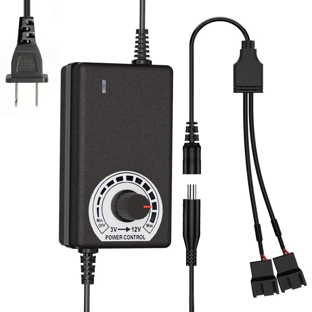 LORDWORLD LORDWORLD 12V PWM Fan Hub with Splitters 24W — product photo