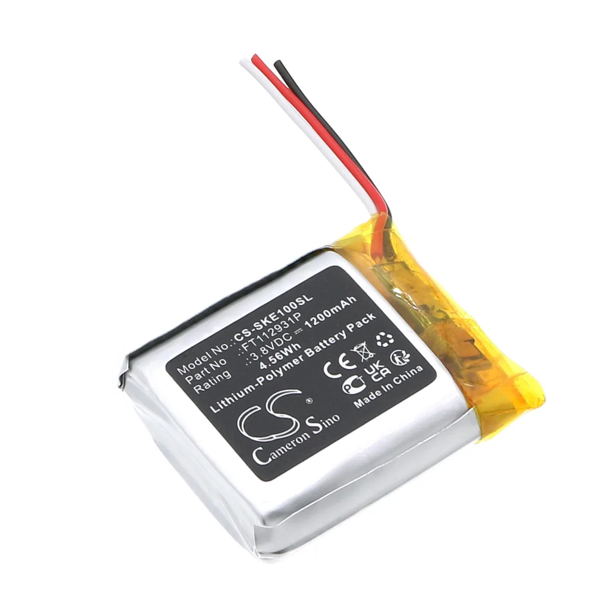 Cameron &amp; Co Cameron &amp; Co Battery for Skullcandy Crusher Evo CS-SKE100SL 3.8V 1200mAh Li-Polymer Black — product photo