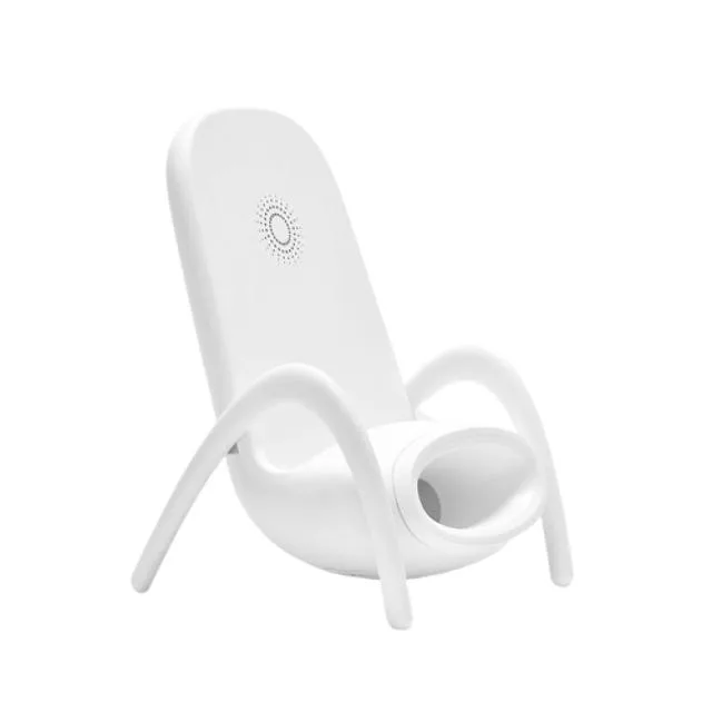 Gemdeck Gemdeck Wireless Charger Portable Mini Chair White 15W 1000mA — product photo