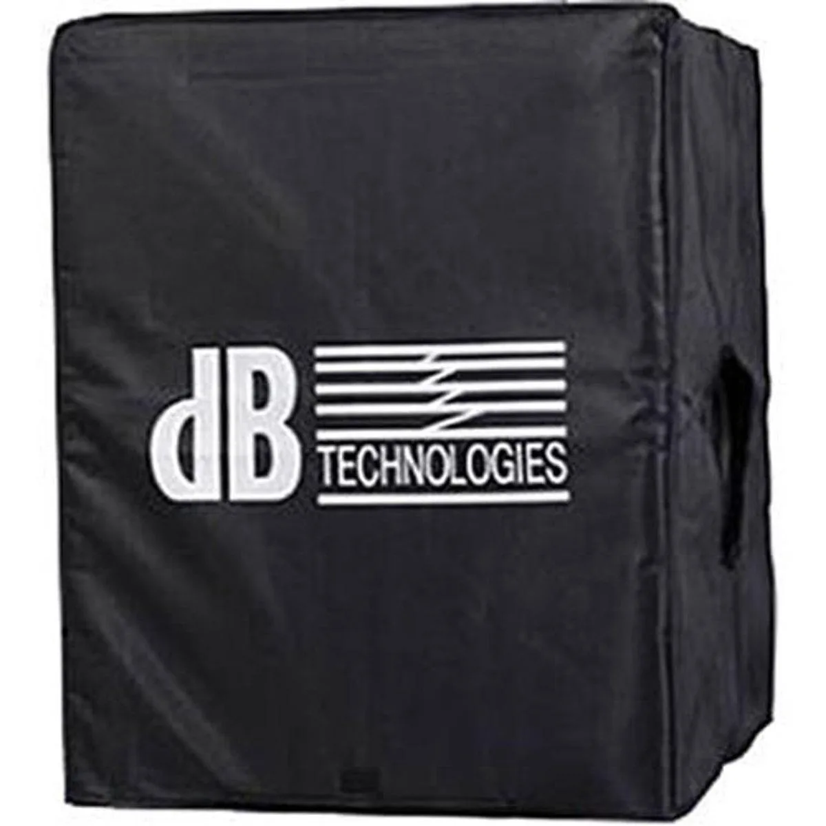 Black padded tour cover for DVA Sub S10 DP and S1518N subwoofers