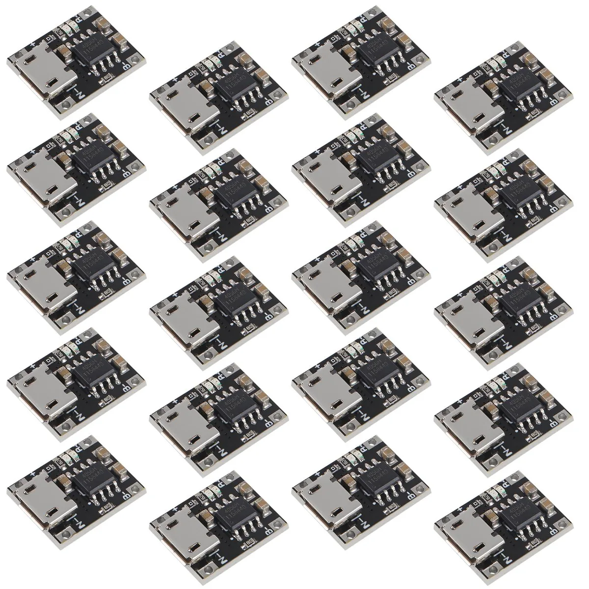 KEHIPI KEHIPI TP4057 1A Lithium Battery Charging Board Micro USB 20PCS — product photo