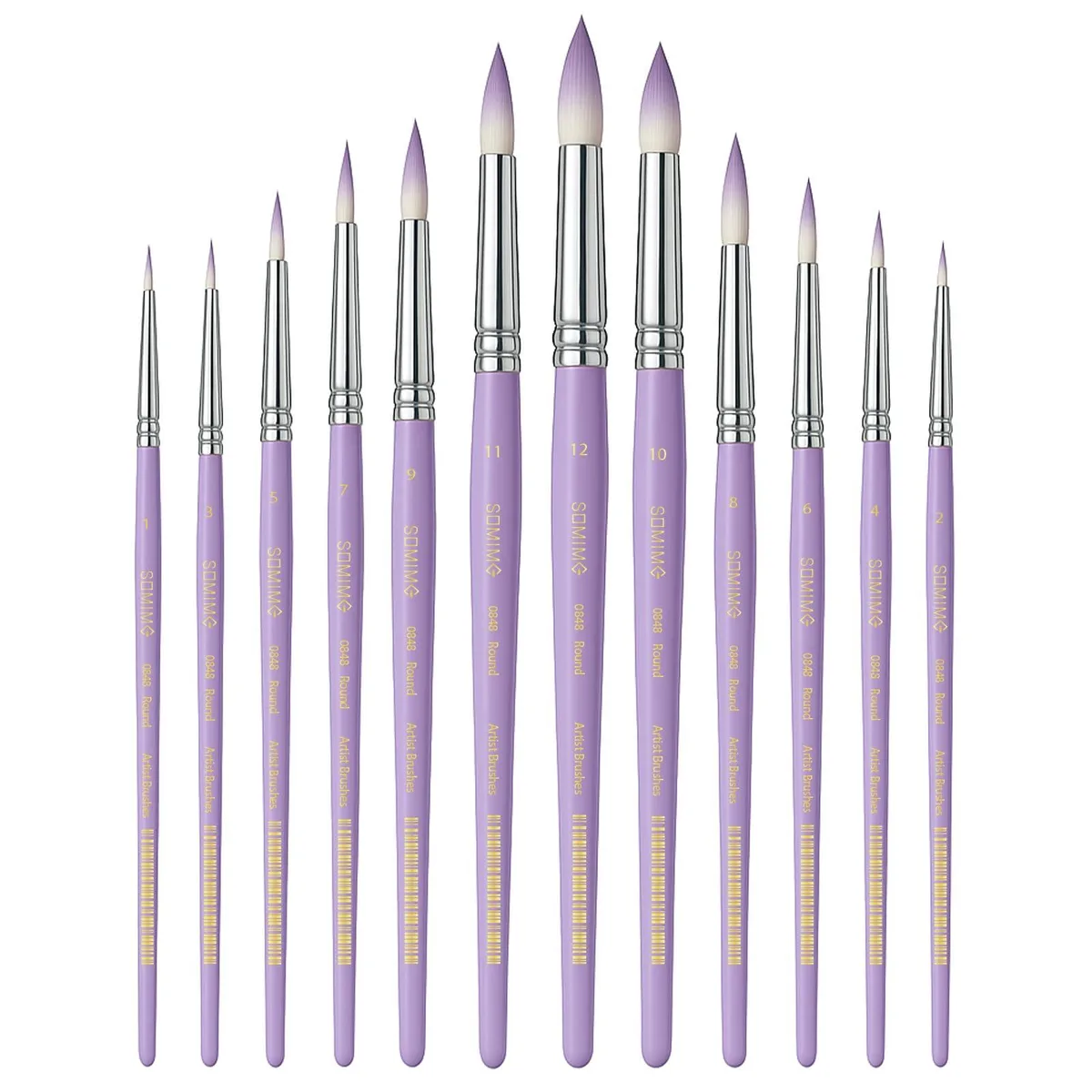  Avery 0848 12-piece fine art brush set — product photo