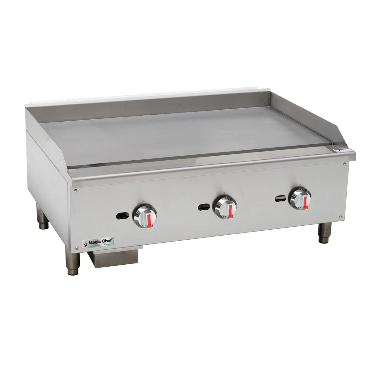 Magic Chef Magic Chef 36 in. Natural Gas Manual Countertop Griddle Stainless Steel — product photo