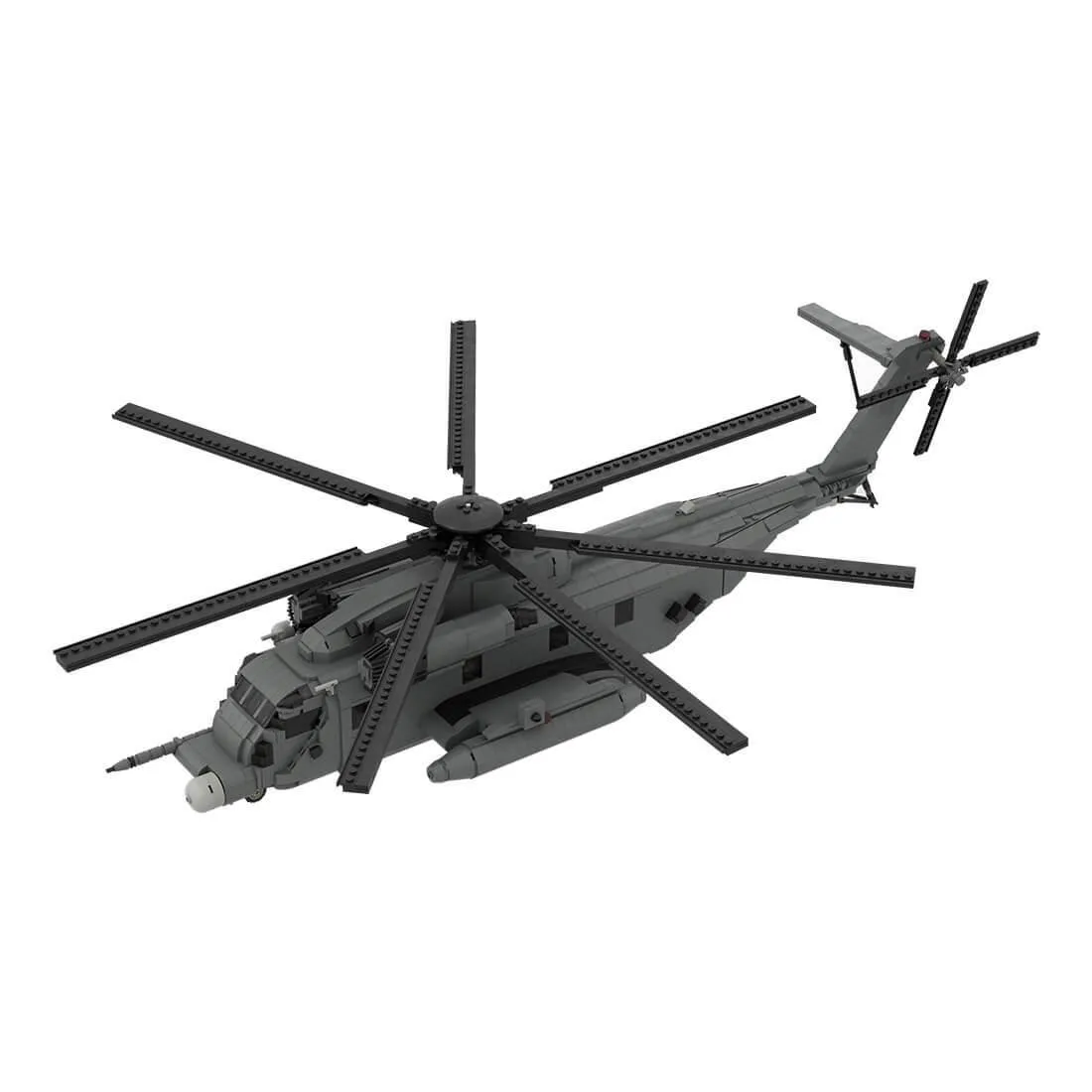 ZITIANYOUBUILD ZITIANYOUBUILD MOC-134252 Sikorsky MH-53 Pave Low Helicopter 2023pcs — product photo
