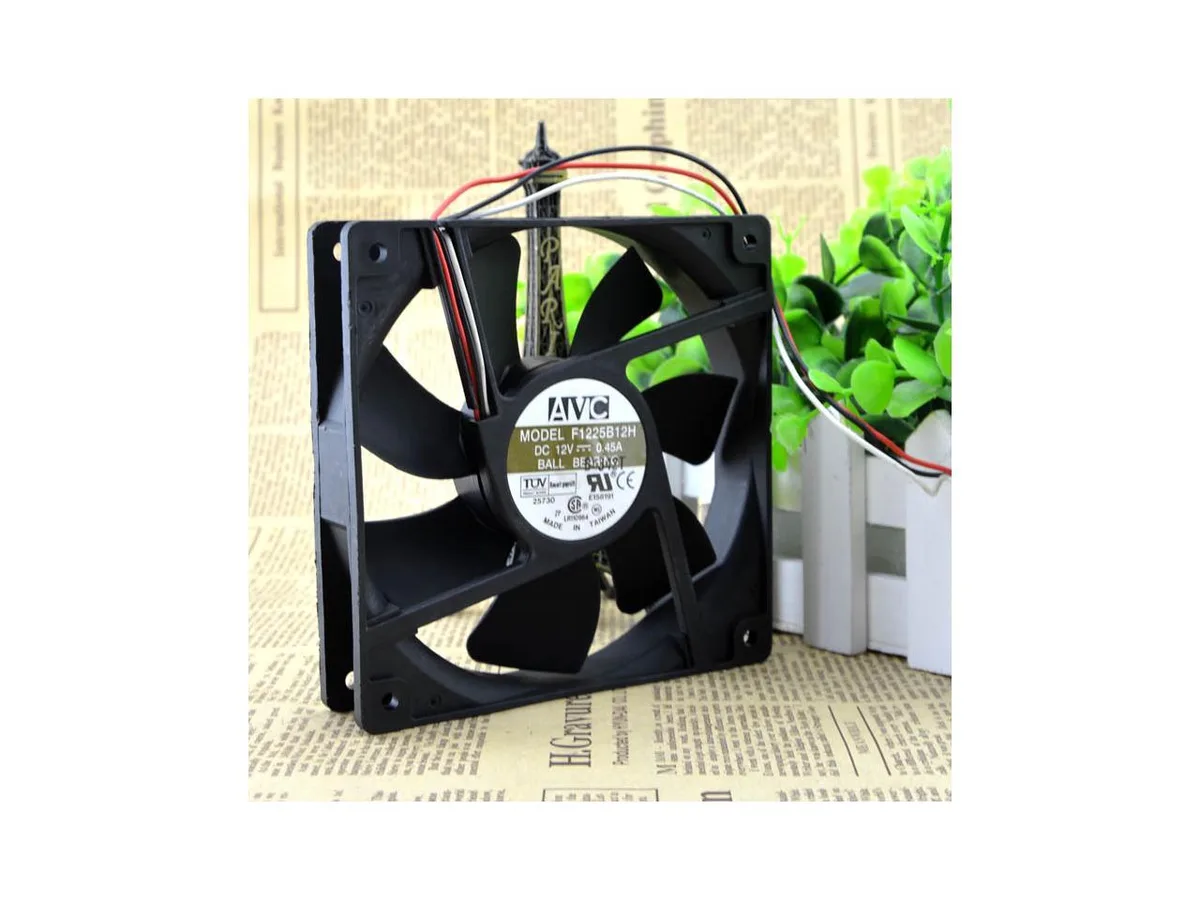 Fans Fans 12V 0.45A 12cm 12025 Double Ball Chassis Cooling Fan — product photo