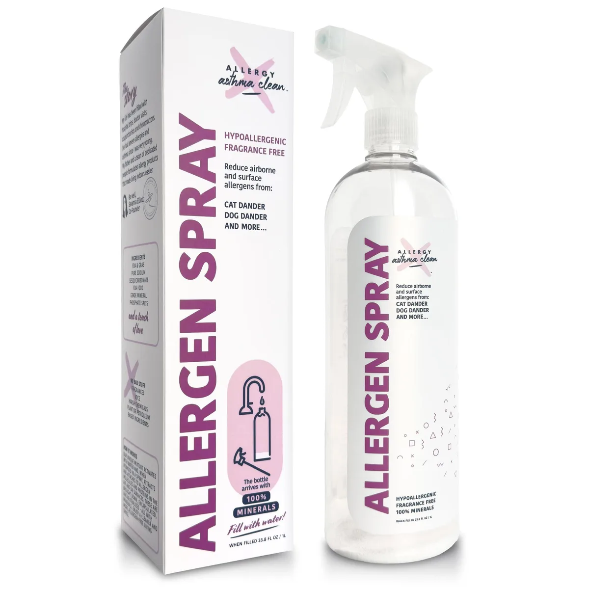  3M Allergen Spray 33.8oz Just Add Water — product photo