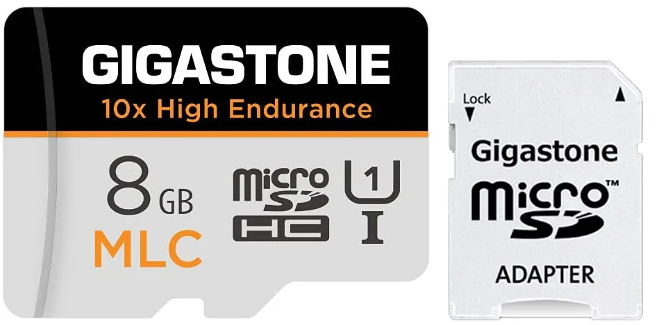 Gigastone Corporation Gigastone MLC High Endurance 8GB MicroSD Card 10x 85MB/s — product photo