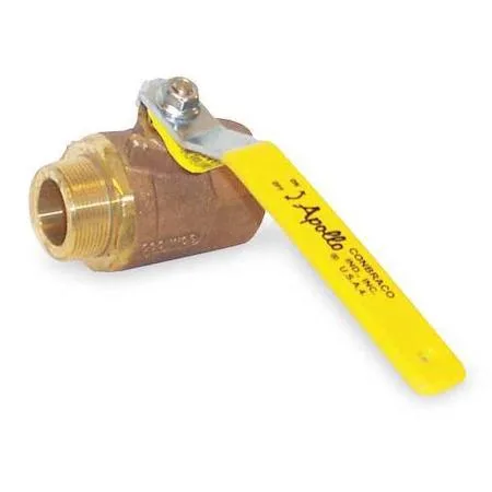 Apollo Apollo 7080301 Bronze Ball Valve Inline 1/2" FNPT x MNPT 600 psi CWP — product photo