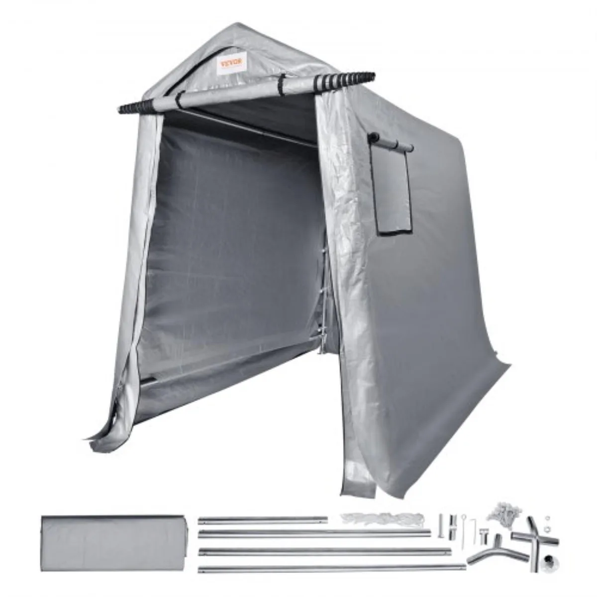 VEVOR VEVOR Outdoor Storage Shed 6 x 8 ft Grey — product photo