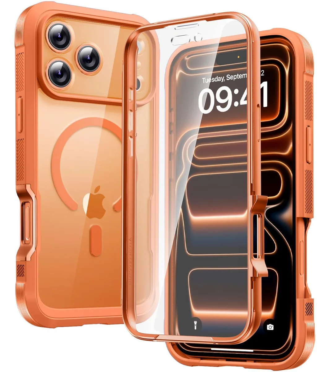  Diaclara iPhone 17 Pro Max Magnetic Case Orange 901BCDIP17PMMRG — product photo