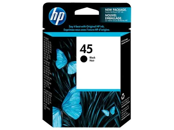HP HP 45 Black Ink Cartridge 51645A#140 ~930 pages — product photo