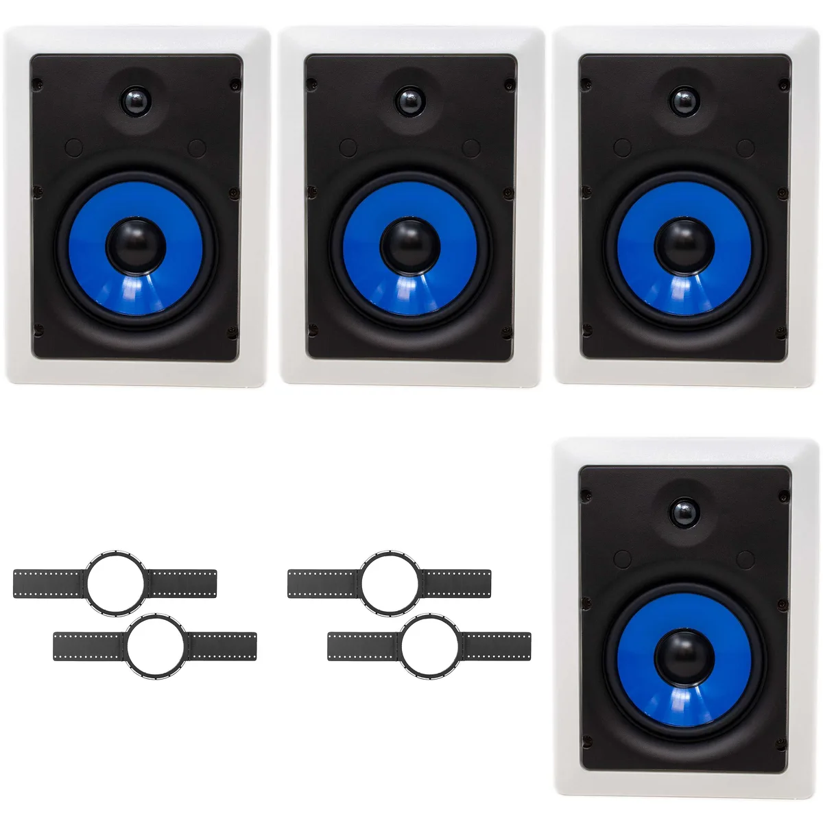 KLH KLH WK-6600 Installation Kit + Legrand HT5651 5000 Series 6.5" In-Wall Speaker Bundle — product photo