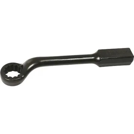 Gray Tools 66838 12-point 45° offset striking face box wrench, black oxide finish