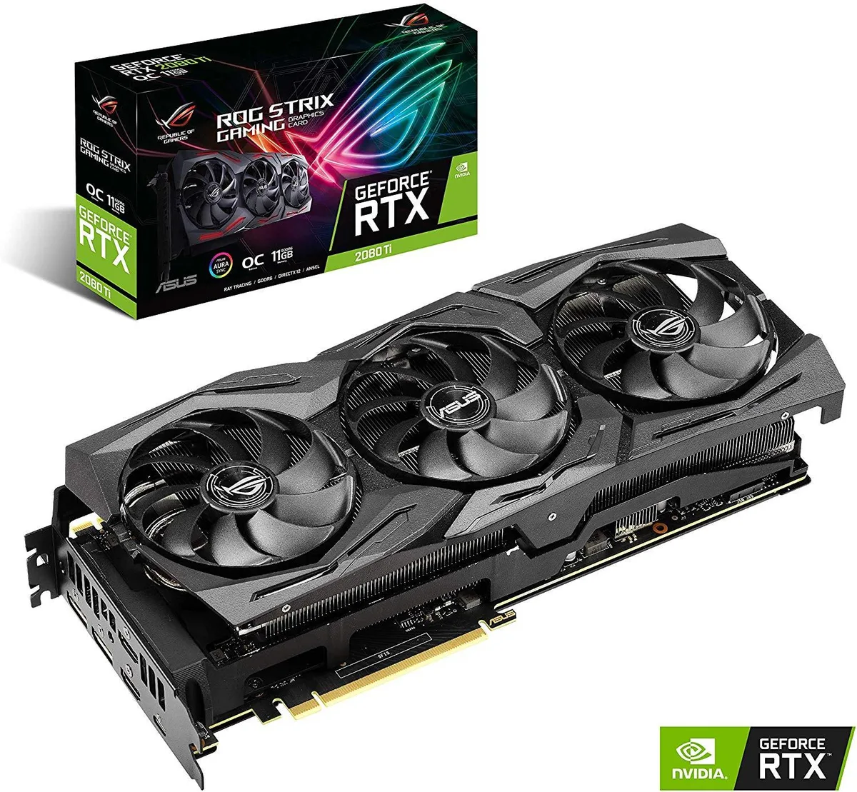 ASUS ASUS ROG Strix GeForce RTX 2080 Ti 11GB GDDR6 — product photo