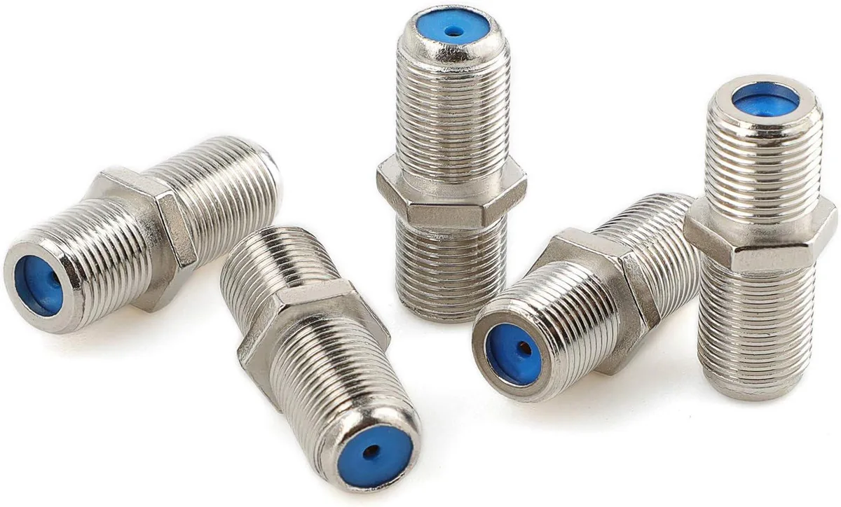 Boxwave Boxwave F81 Female to Female Adapter Couplers 5 pcs Silver — product photo