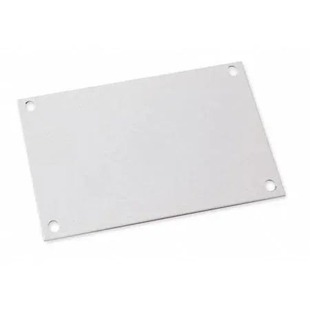 Rectangular steel interior panel with polyester powder finish, fourteen gang openings, seventeen by thirteen inches