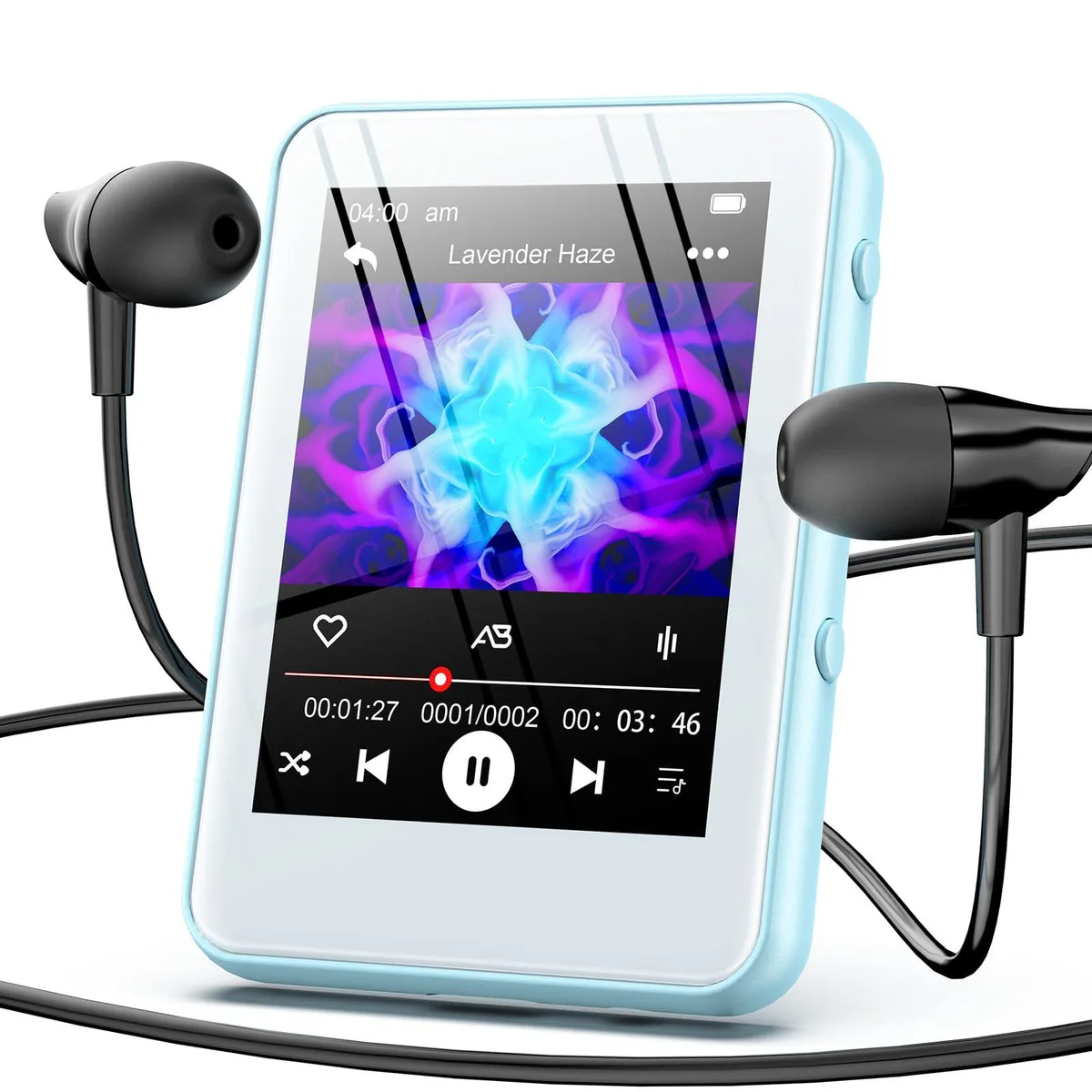  JOJOLEPAI JOJO-M18 32GB MP3 Player Bluetooth 5.3 Blue — product photo