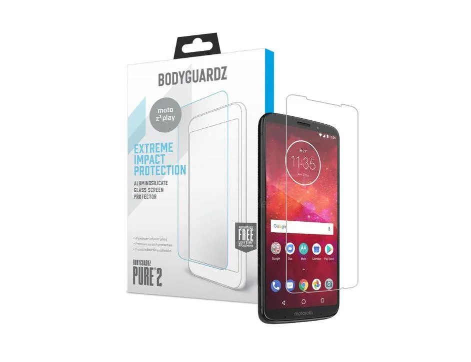 Body Guard Body Guard Pure 2 Aluminosilicate Glass Screen Protector for Moto Z3 Play — product photo