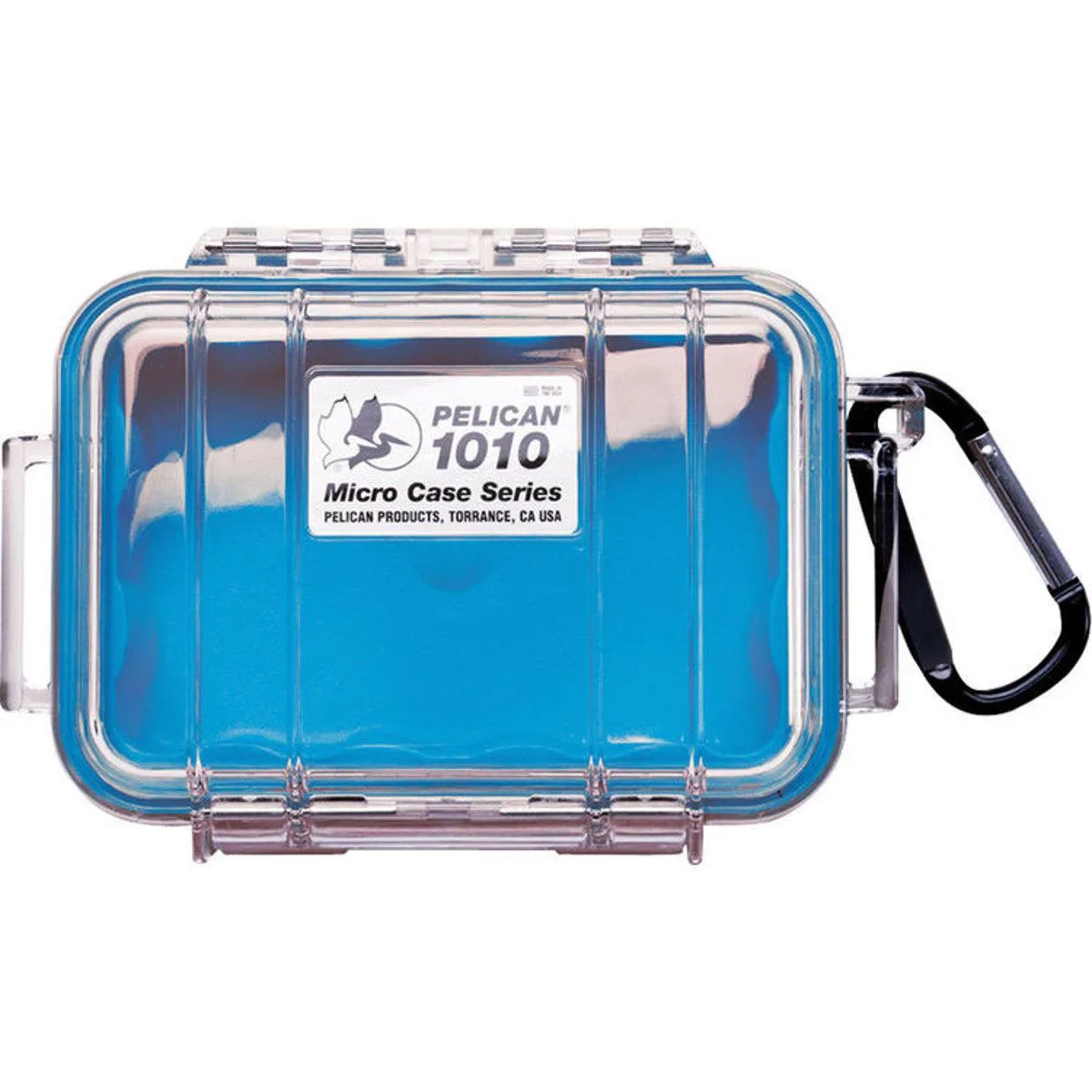 Pelican Products, Inc. Pelican Products 1010 Watertight Hard Micro Case Clear Blue camera accessory — product photo