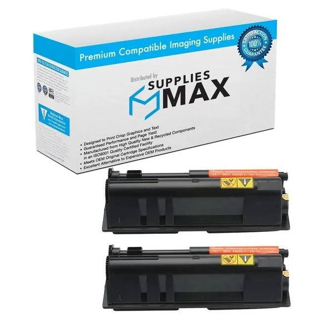 SuppliesMax SuppliesMax 2-Pack Black Toner Cartridge 7200 Pages TK-122 — product photo