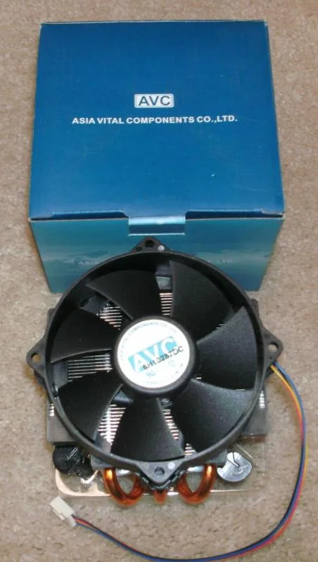 tuanyuan tuanyuan laptop cooling pad AVC CPU fan LGA775 6H10287DC — product photo