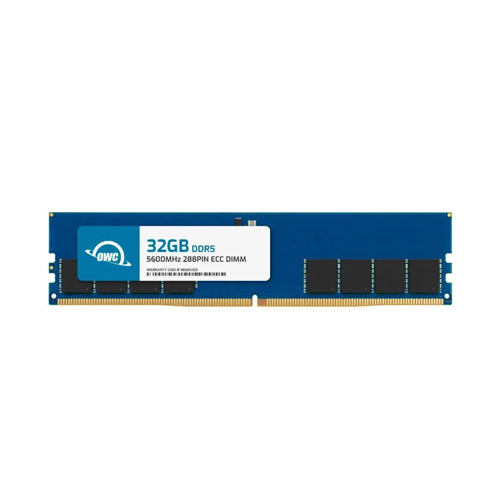 OWC OWC 5E6D52R832GB 32GB DDR5 5600 CL46 ECC Unbuffered desktop RAM — product photo