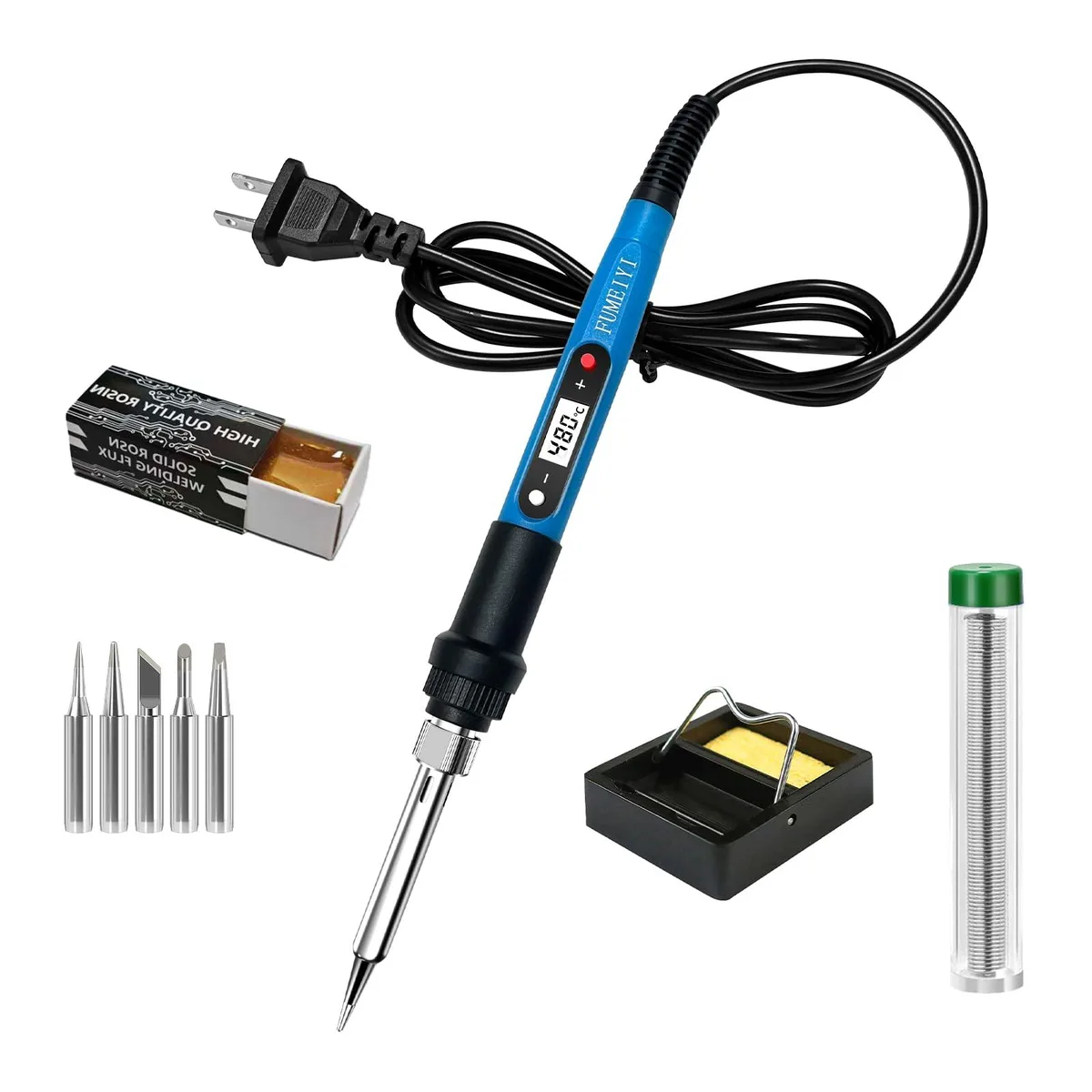 FUMEIYI 110V 80W LCD Digital Soldering Iron Kit — product photo