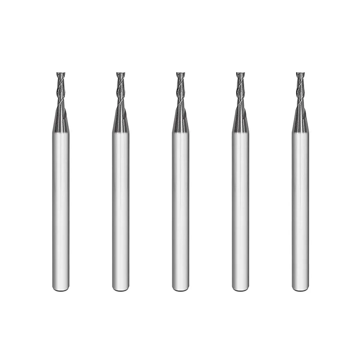 SPEED TIGER SPEED TIGER ISE1-16-2T Micrograin Carbide Square End Mill 2 Flute 1/16" 5 Pieces — product photo