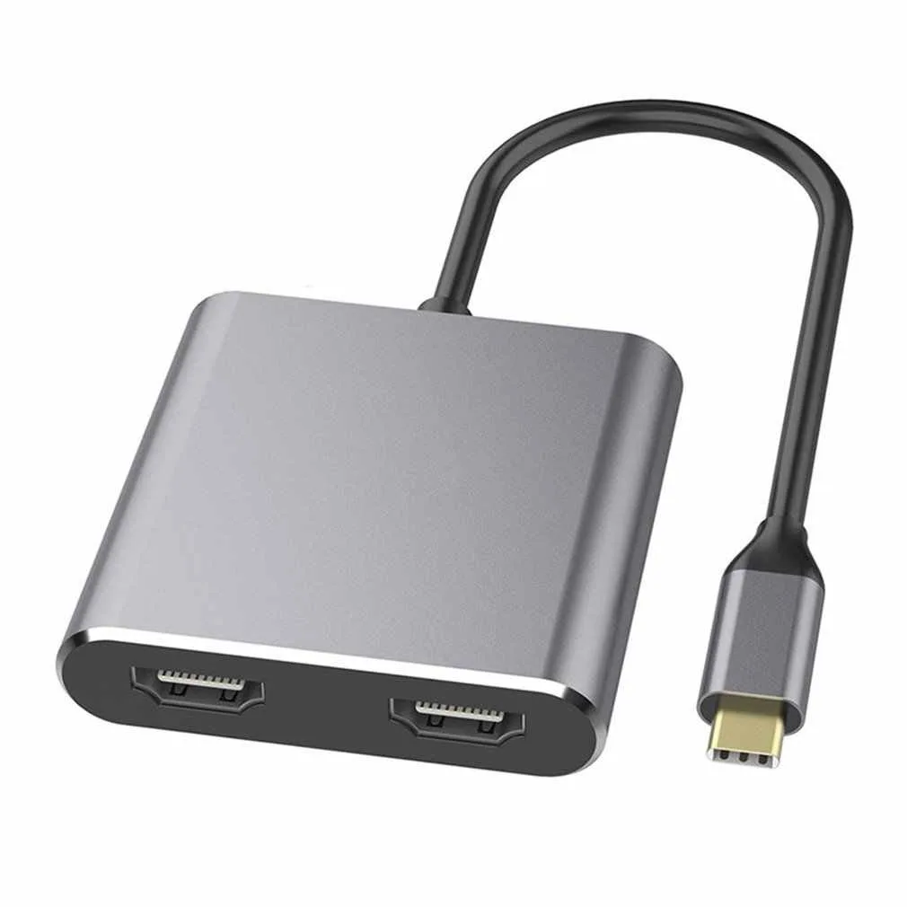 SANOXY SANOXY USB C to Dual HDMI 4 in 1 Adapter 4K 30Hz — product photo