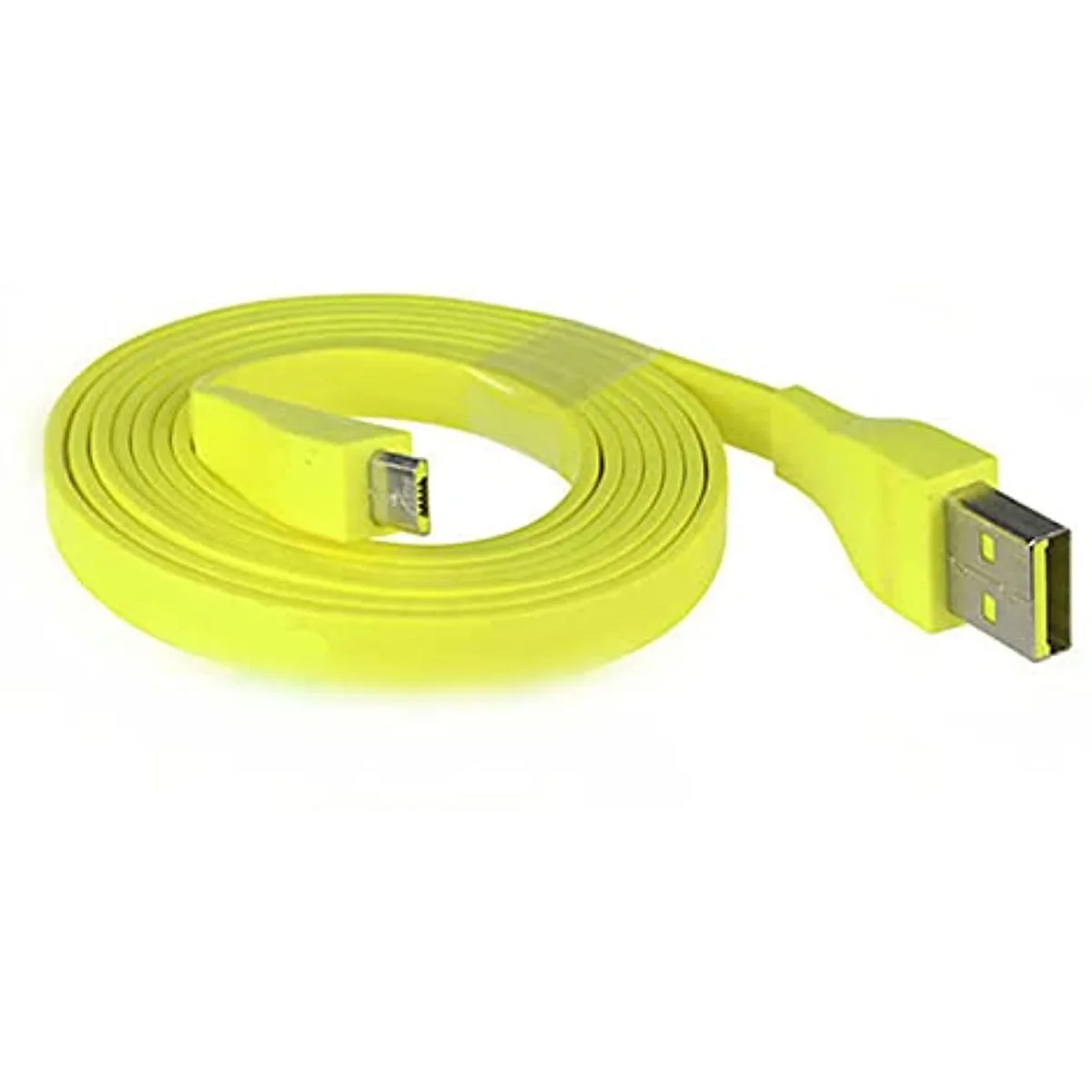 AllAmericanEssential AllAmericanEssential USB Cable Micro USB to USB A Yellow 3Ft 480Mbps — product photo
