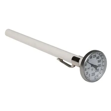Value Brand Value Brand 5" Stem Analog Dial Pocket Thermometer 0-220°F — product photo