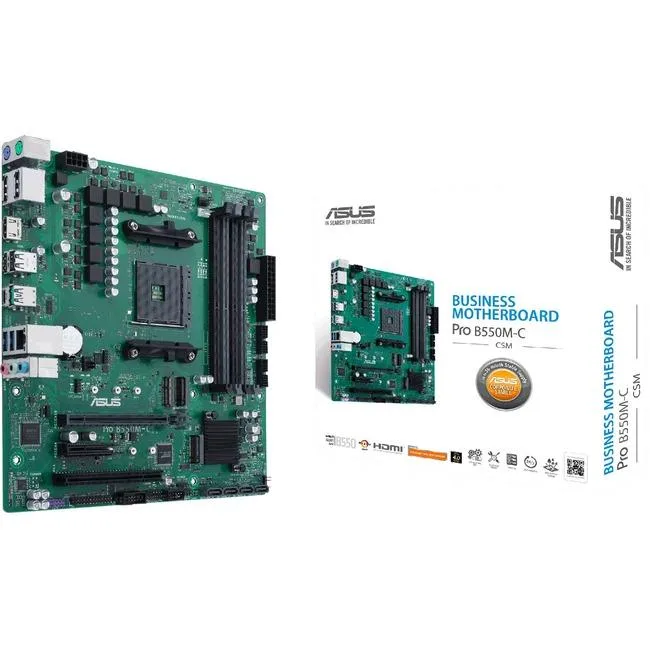 ASUS ASUS PRO B550M-C/CSM AMD motherboard — product photo
