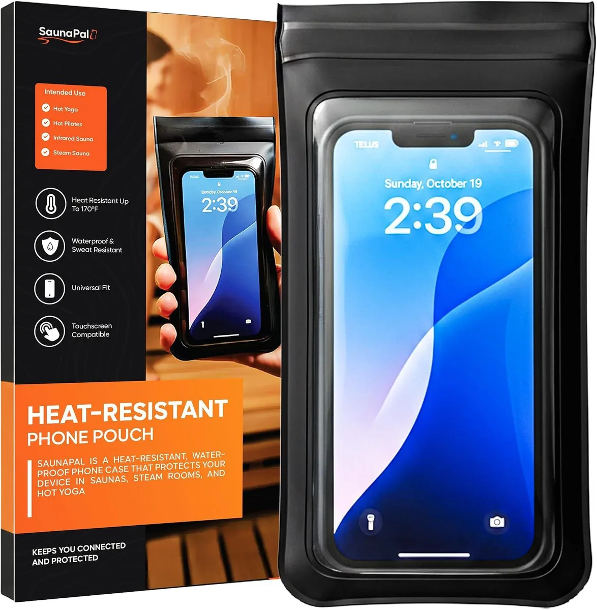 Transcend Transcend Heat-Resistant Phone Case 7.5x3.5 Inches 176°F Black — product photo