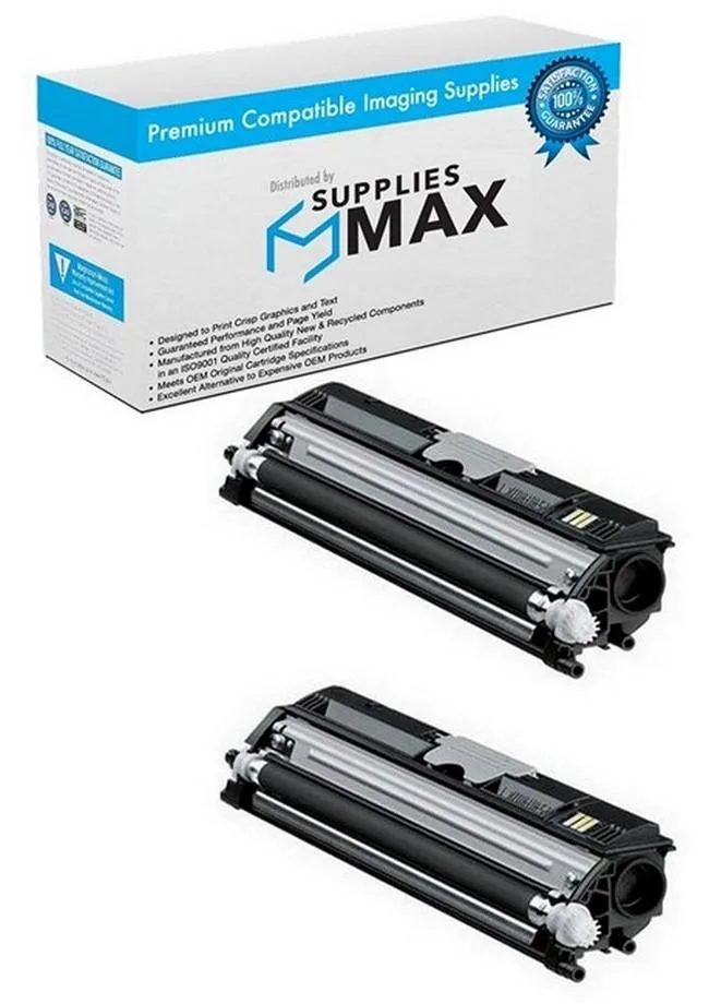 SuppliesMax SuppliesMax A0V301F_2PK Black Toner Cartridge 2 Pack 2500 Pages — product photo