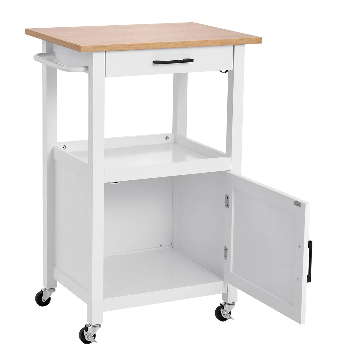 VEVOR VEVOR Kitchen Island Cart 18x23 in White YS252252ss — product photo