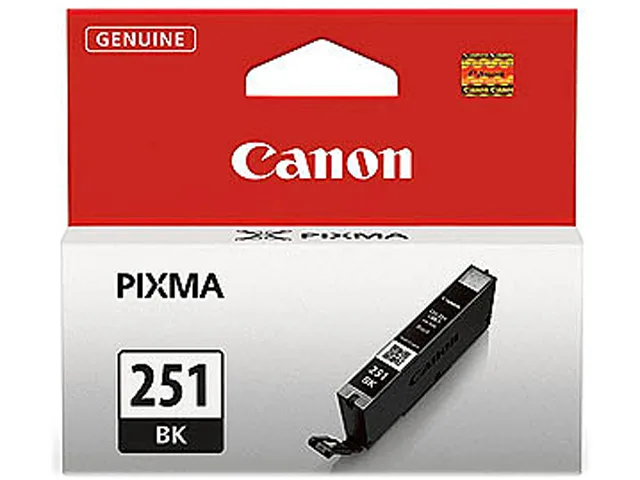 Canon Canon 6513B001 CLI-251 Black Ink Cartridge (Genuine) — product photo