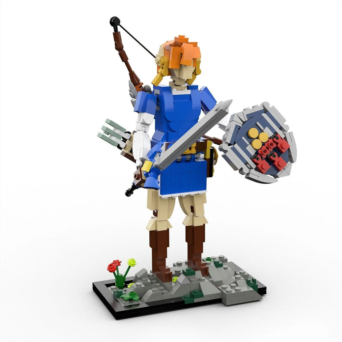 ZITIANYOUBUILD ZITIANYOUBUILD Static Sculpture Link Model 490 Pieces Building Toys MOC — product photo