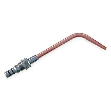 Copper welding tip 9.75 inches long with tapered end