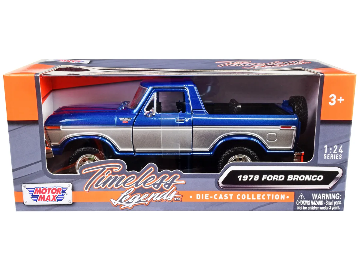 MOTORMAX MOTORMAX 1978 Ford Bronco Ranger XLT Open Top 1/24 Diecast — product photo