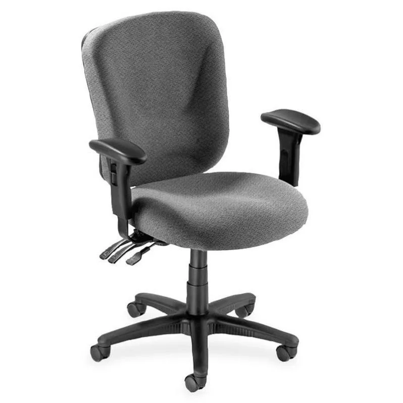 Lorell Lorell 66125 Mid-back Task Chair Gray office furniture — preces foto