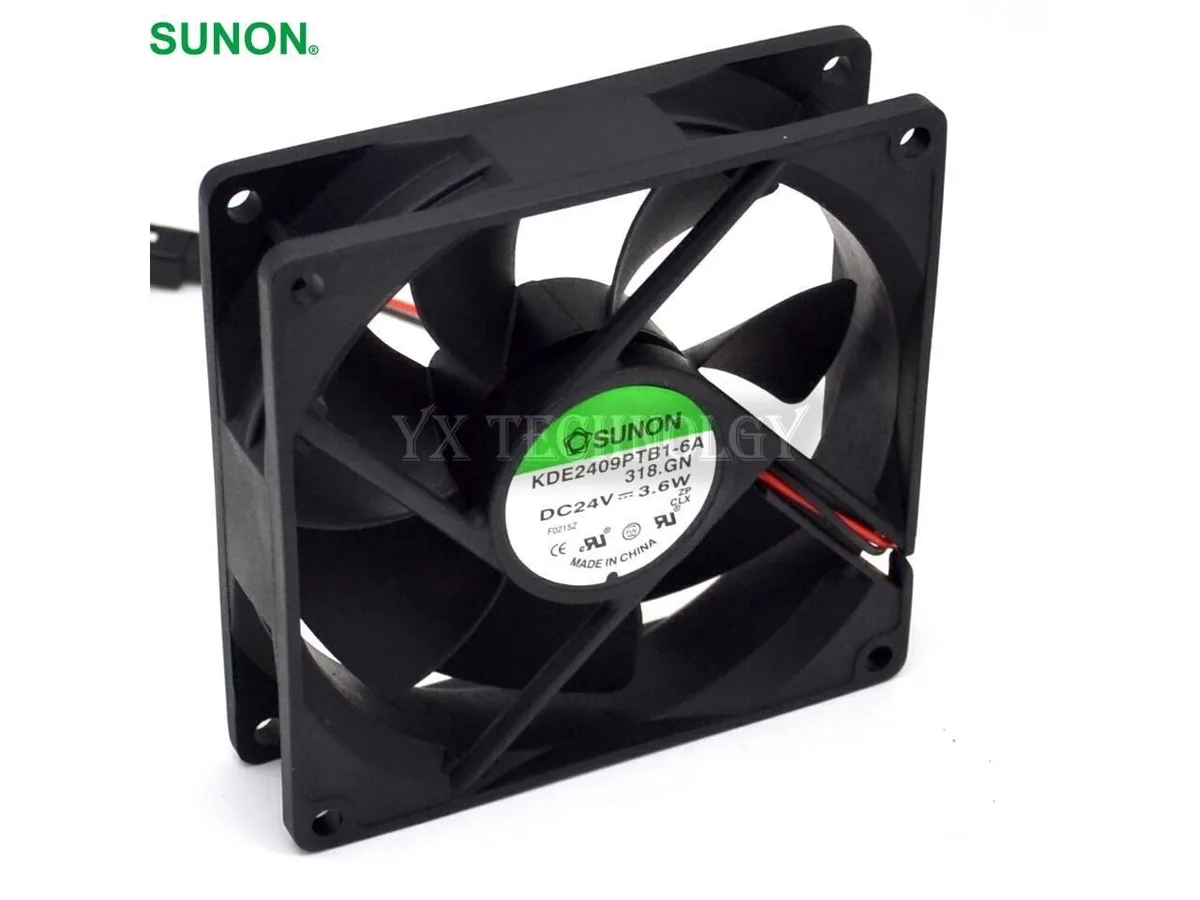 Fans Fans 92 mm 24 V 3.6 W case fan KDE2409PTB1-6A — product photo