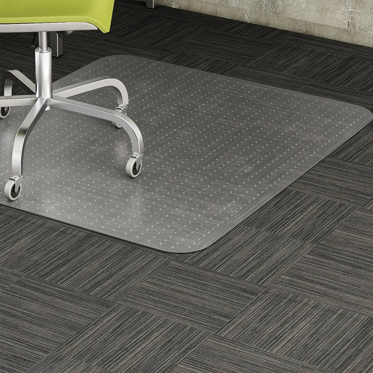 Lorell Lorell 69160 Low Pile Chairmat 46x60 Vinyl office furniture — product photo