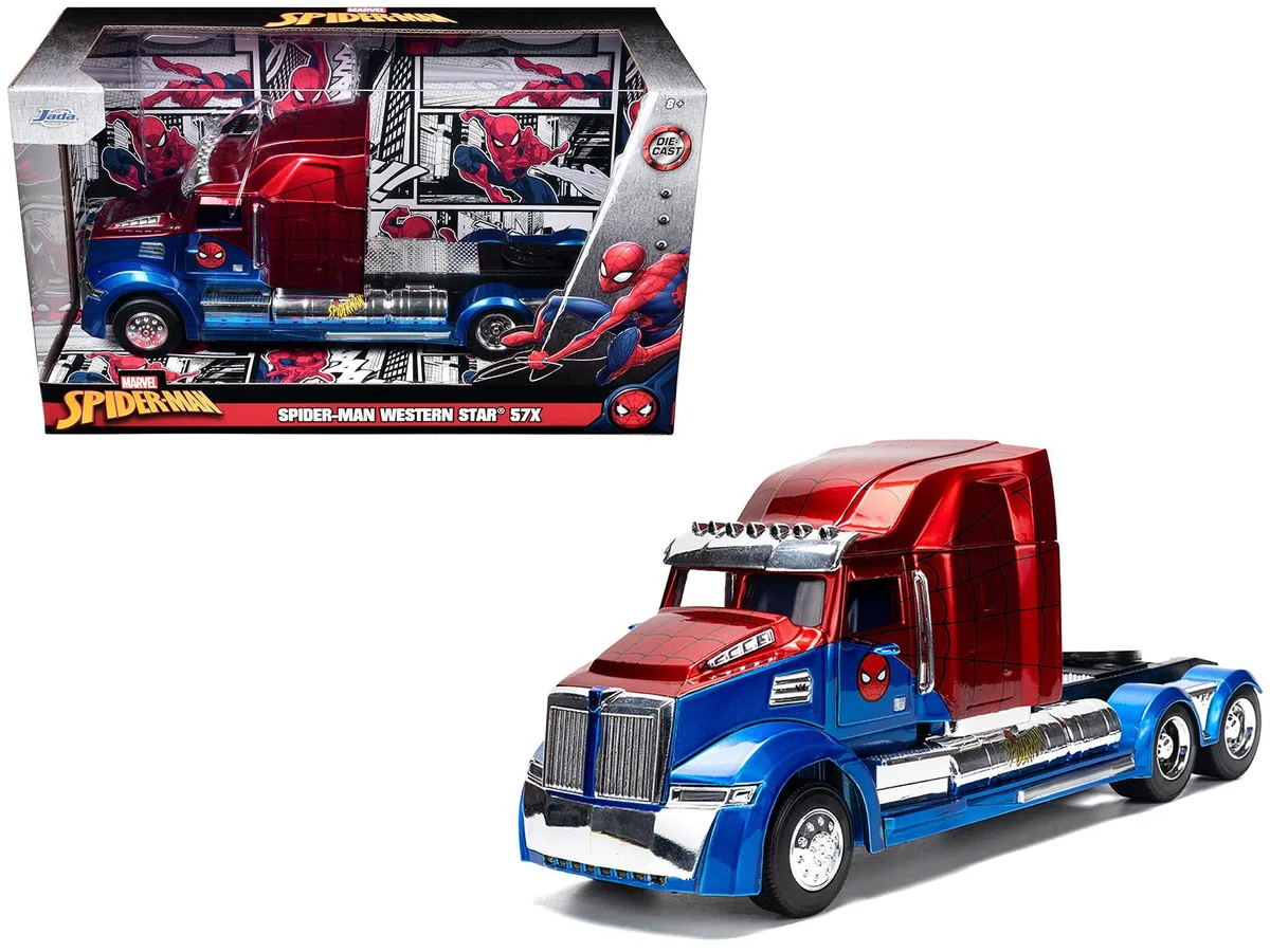 Jada Jada Western Star 57X Spider-Man 1/24 Diecast Hobby Collectible — product photo